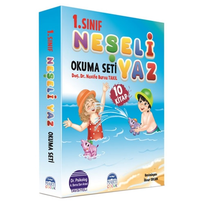 1. Sınıf Neşeli Yaz Okuma Seti - 10 Kitap Takım