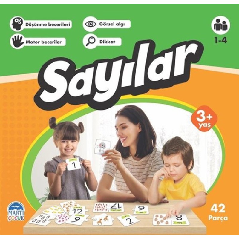 Eğitici Yapboz - Sayılar 3+ Yaş Eğitici Yapboz - Sayılar 3+ Yaş