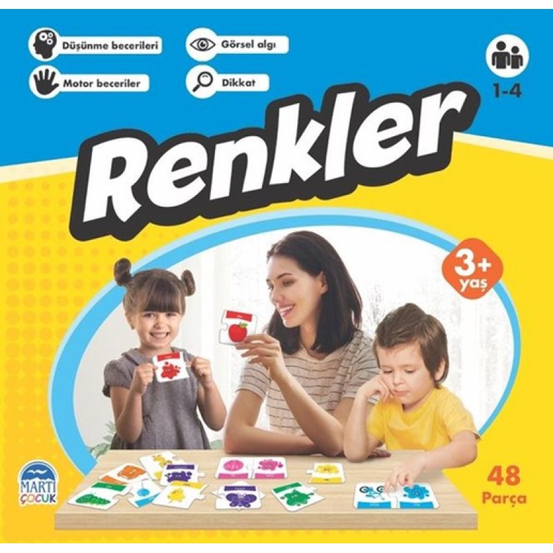Eğitici Yapboz - Renkler 3+Yaş Eğitici Yapboz - Renkler 3+Yaş