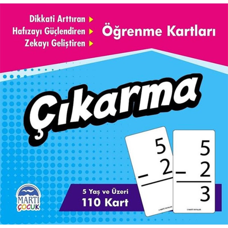 Öğrenme Kartları - Çıkarma Öğrenme Kartları - Çıkarma