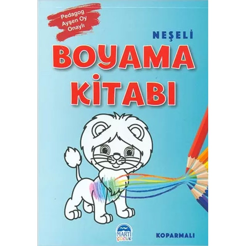 Koparmalı Neşeli Boyama Kitabı