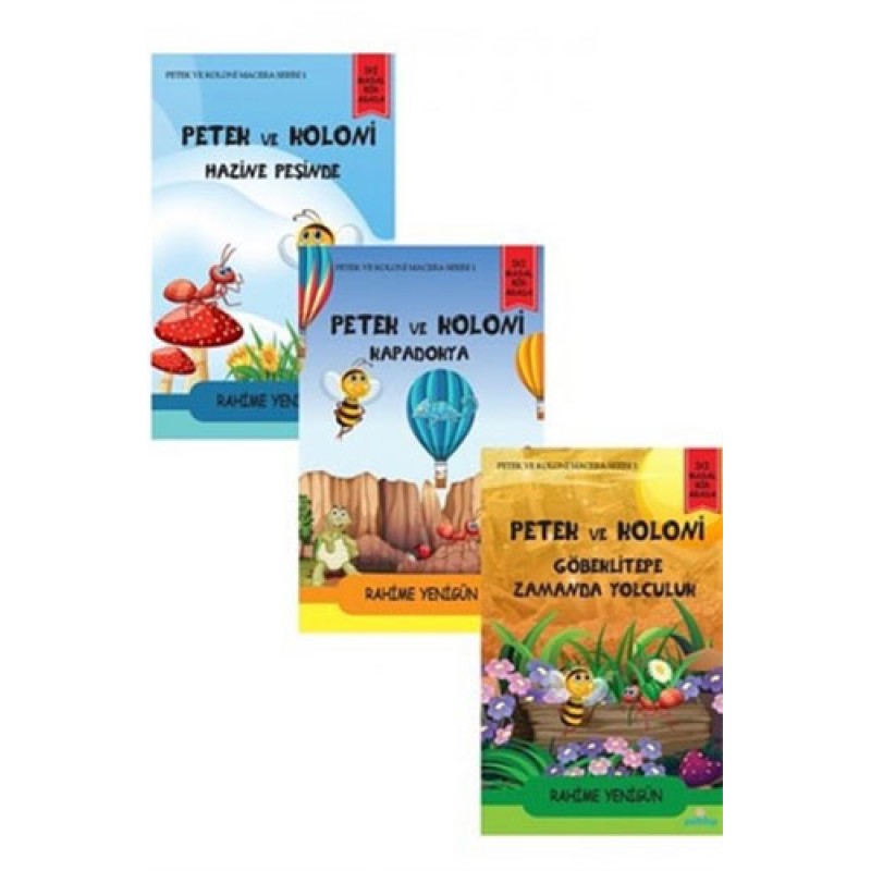 Petek ve Koloninin Maceraları Seti - 3 Kitap Takım Petek ve Koloninin Maceraları Seti - 3 Kitap Takım