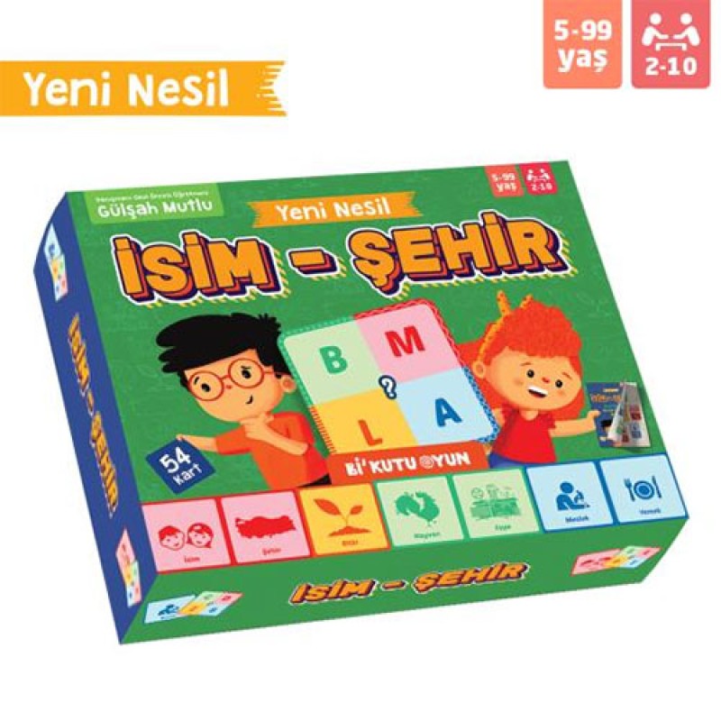Yeni Nesil İsim Şehir Oyunu Yeni Nesil İsim Şehir Oyunu