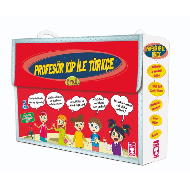 Profesör Kip İle Türkçe 1 Set - 5 Kitap Takım Profesör Kip İle Türkçe 1 Set - 5 Kitap Takım