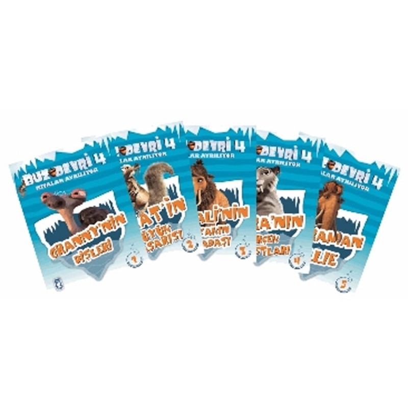 Buz Devri Kıtalar Ayrılıyor 4 - (5 Kitap Set) Buz Devri Kıtalar Ayrılıyor 4 - (5 Kitap Set)