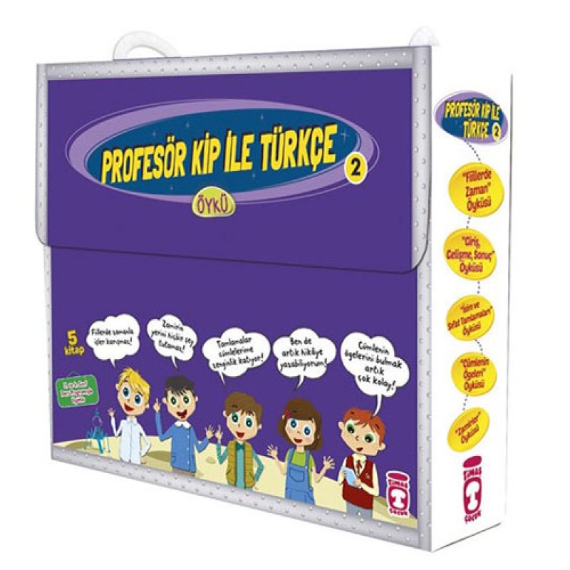 Profesör Kip İle Türkçe 2 Set - 5 Kitap Takım Profesör Kip İle Türkçe 2 Set - 5 Kitap Takım