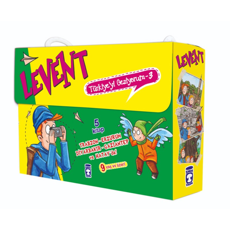 Levent Türkiye’yi Geziyorum 3 - 5 Kitap Set Takım
