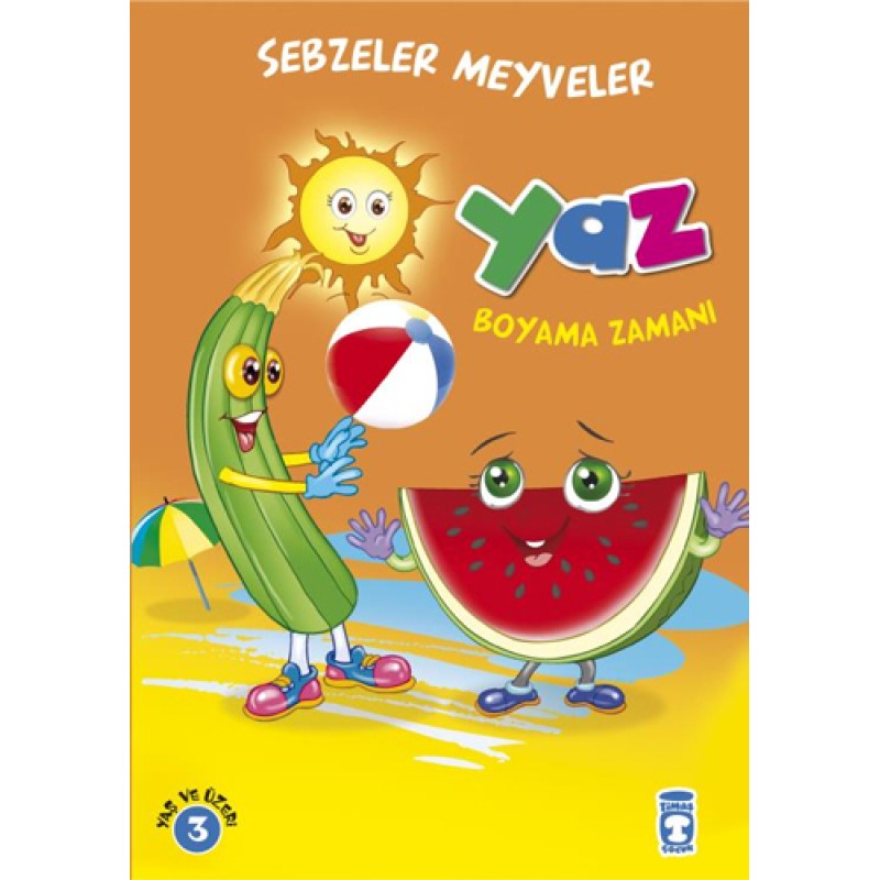 Sebzeler Meyveler - Yaz Boyama Zamanı Sebzeler Meyveler - Yaz Boyama Zamanı