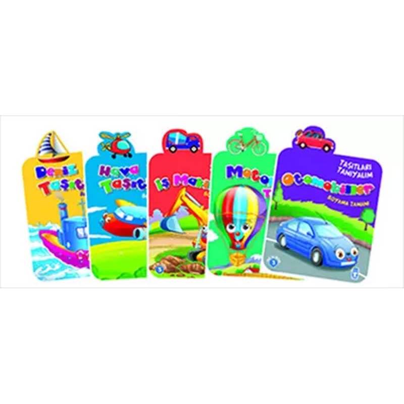 Taşıtları Tanıyalım Seti - 5 Kitap Takım