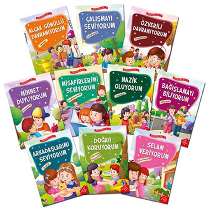 Erdemler Serisi 2 Set - 10 Kitap Takım Erdemler Serisi 2 Set - 10 Kitap Takım