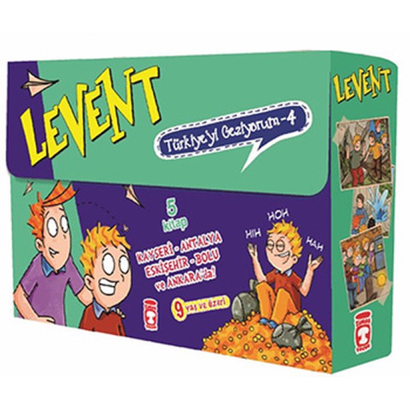 Levent Türkiye'yi Geziyorum 4 - (5 Kitap Set)