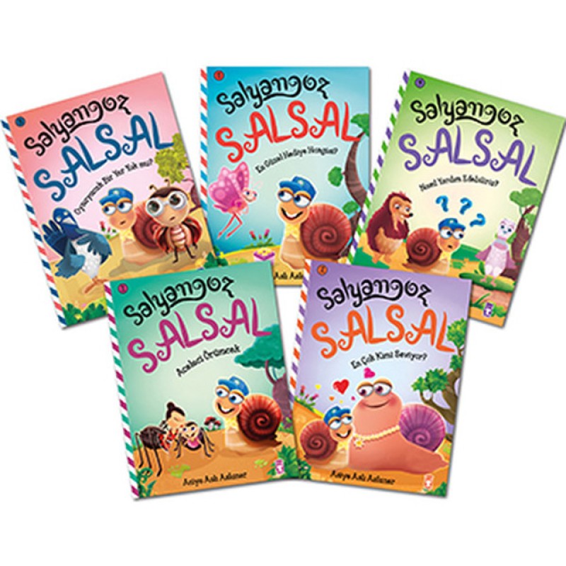 Salyangoz Salsal Seti - 5 Kitap Takım Salyangoz Salsal Seti - 5 Kitap Takım