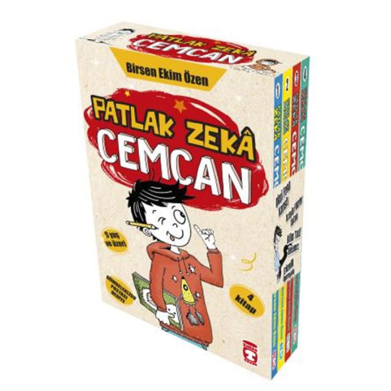 Patlak Zeka Cemcan - 4 Kitap Takım (Ciltli) Patlak Zeka Cemcan - 4 Kitap Takım (Ciltli)