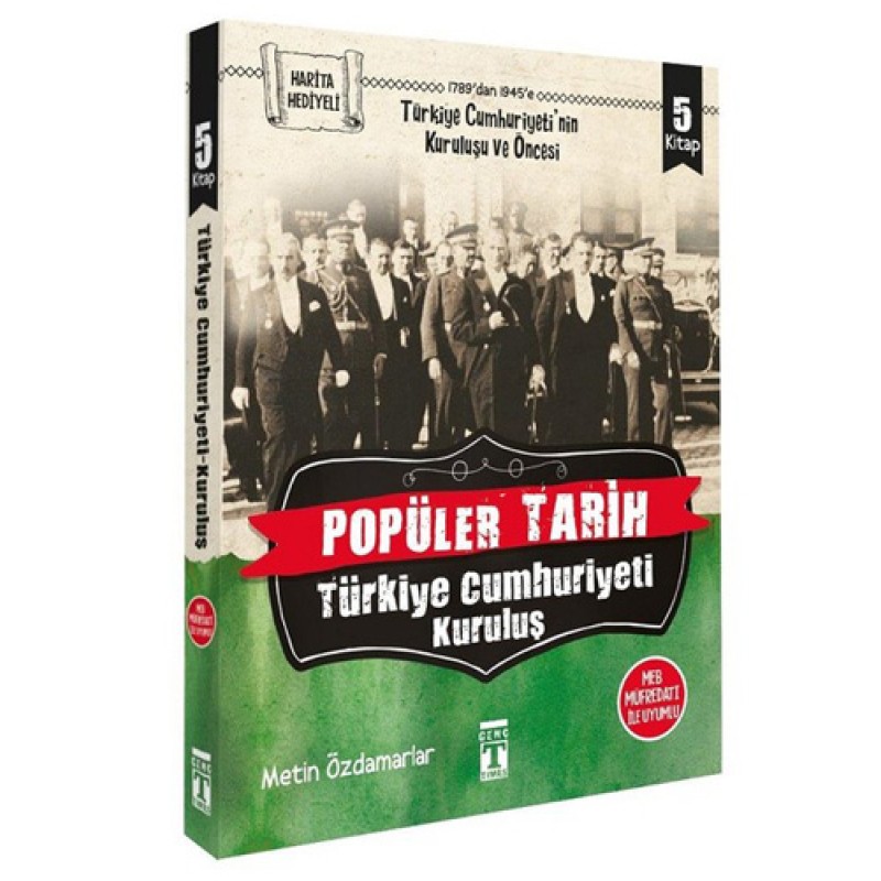 Popüler Tarih Türkiye Cumhuriyeti Kuruluş Seti-5 Kitap Takım