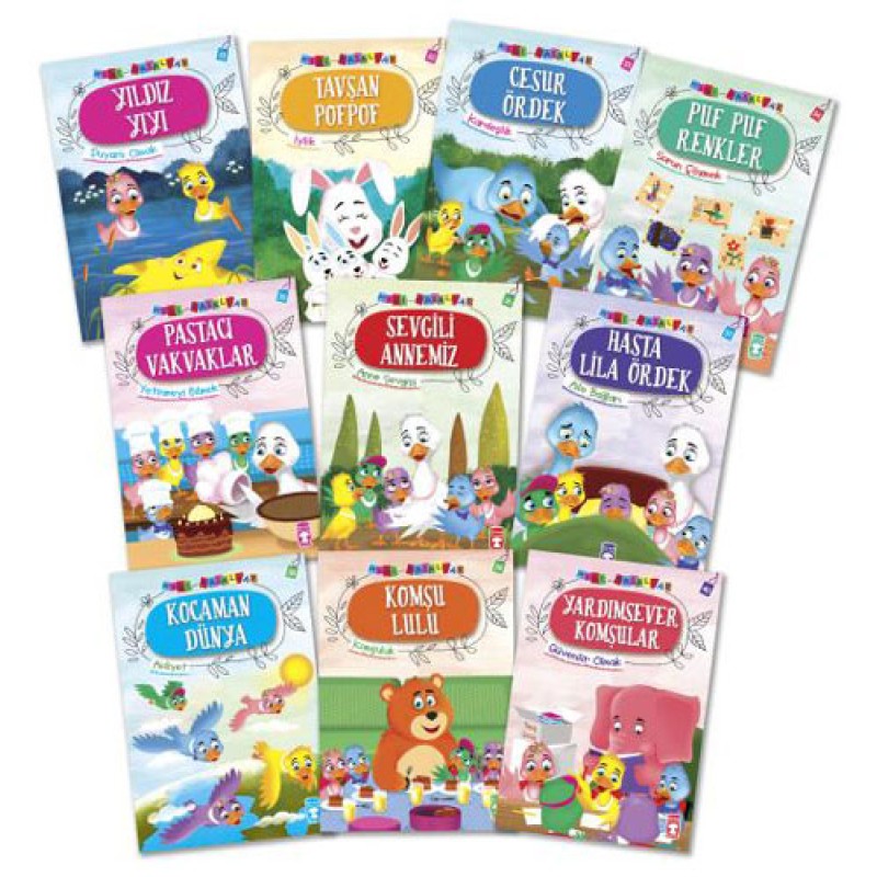 Mini Masallar 4 Set -10 Kitap Takım Mini Masallar 4 Set -10 Kitap Takım