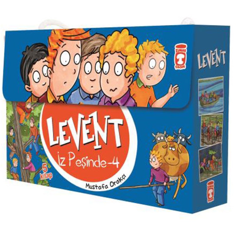 Levent İz Peşinde 4 Set- 5 Kitap Takım Levent İz Peşinde 4 Set- 5 Kitap Takım