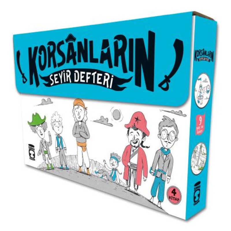 Korsanlar Seyir Defteri Set - 4 Kitap Takım Korsanlar Seyir Defteri Set - 4 Kitap Takım