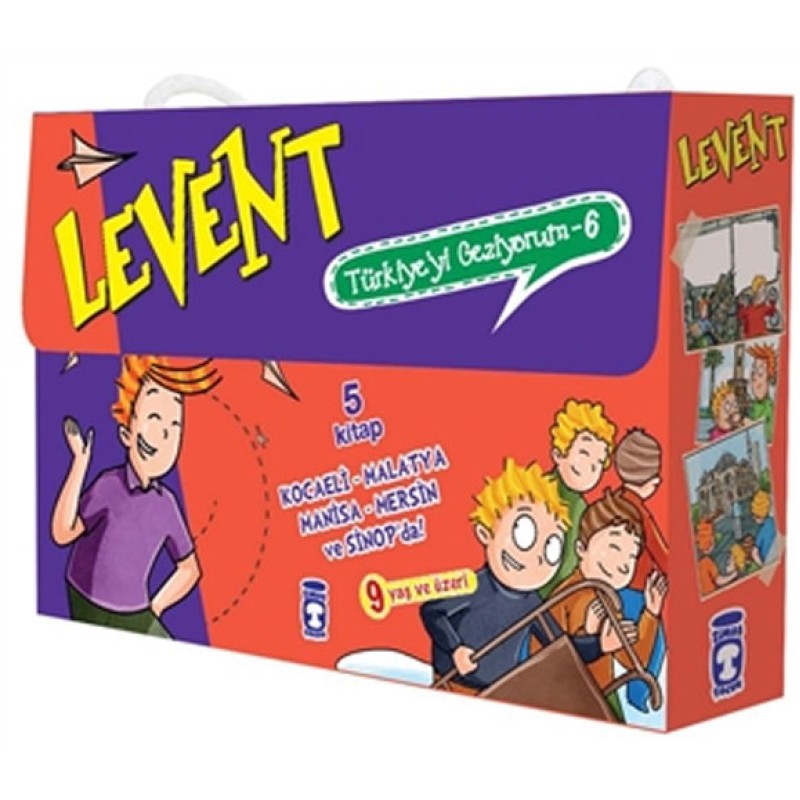 Levent Türkiye'yi Geziyorum 6 Set - 5 Kitap Takım