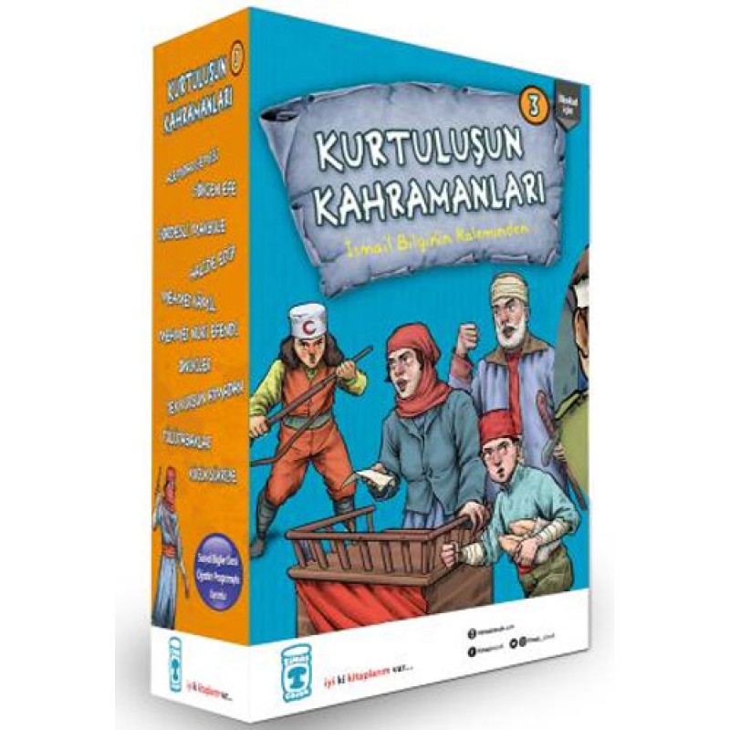 Kurtuluşun Kahramanları 3 - 10 Kitap Takım Kurtuluşun Kahramanları 3 - 10 Kitap Takım