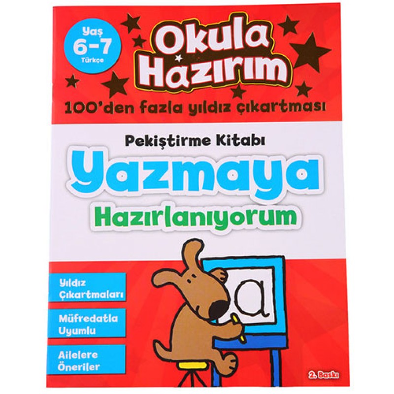 Okula Hazırım 1: Pekiştirme Kitabı Yazmaya Hazırlanıyorum Okula Hazırım 1: Pekiştirme Kitabı Yazmaya Hazırlanıyorum
