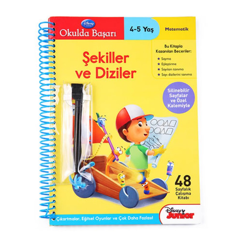 Şekiller ve Diziler 4-5 Yaş (Ciltli) Şekiller ve Diziler 4-5 Yaş (Ciltli)