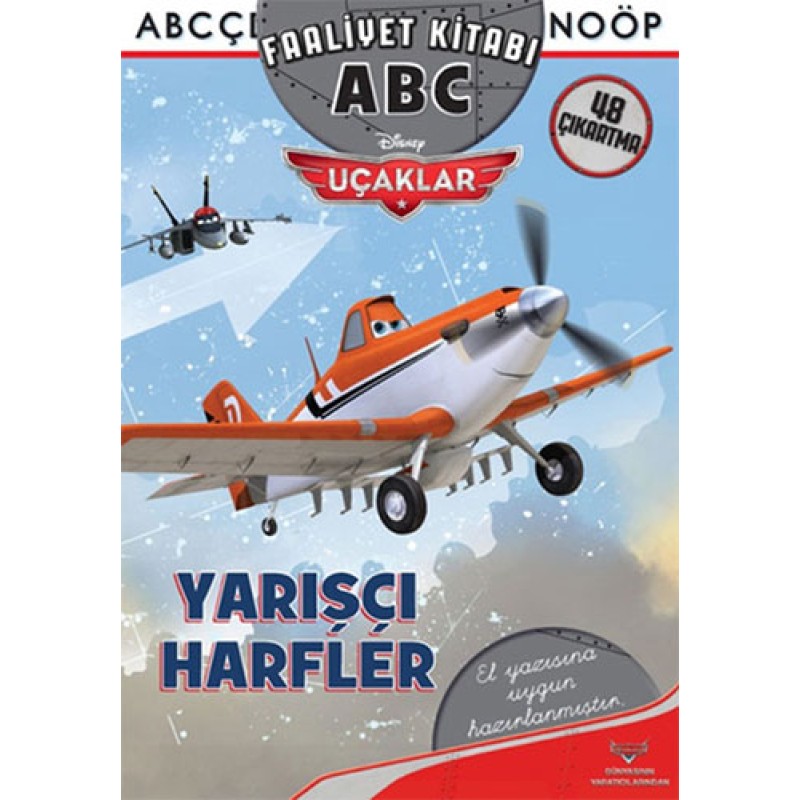 Uçaklar Yarışçı Harfler - ABC Faaliyet Kitabı