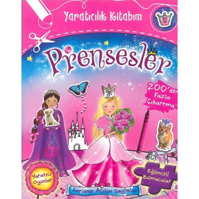 Yaratıcılık Kitabım - Prensesler Yaratıcılık Kitabım - Prensesler
