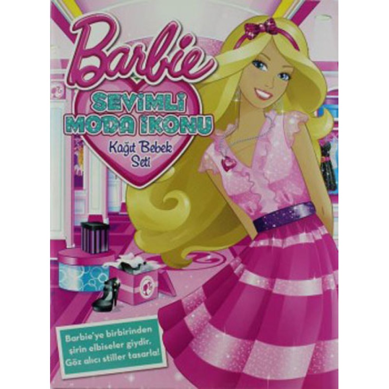 Barbie Sevimli Moda İkonu Kağıt Bebek Seti Barbie Sevimli Moda İkonu Kağıt Bebek Seti
