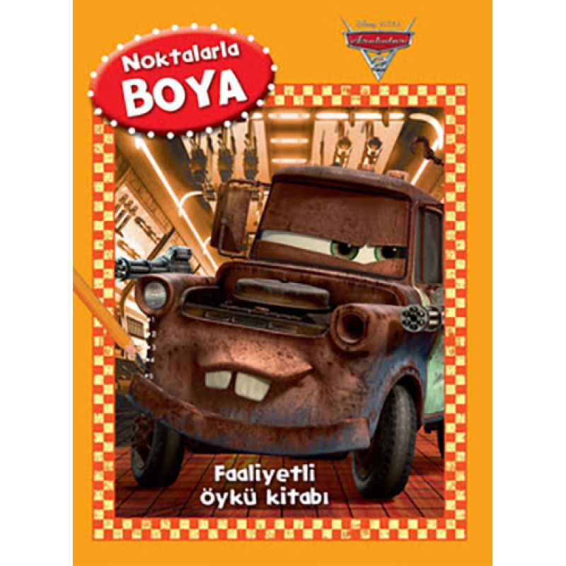 Disney Noktalarla Boya Arabalar Faaliyetli Öykü Kitabı Disney Noktalarla Boya Arabalar Faaliyetli Öykü Kitabı
