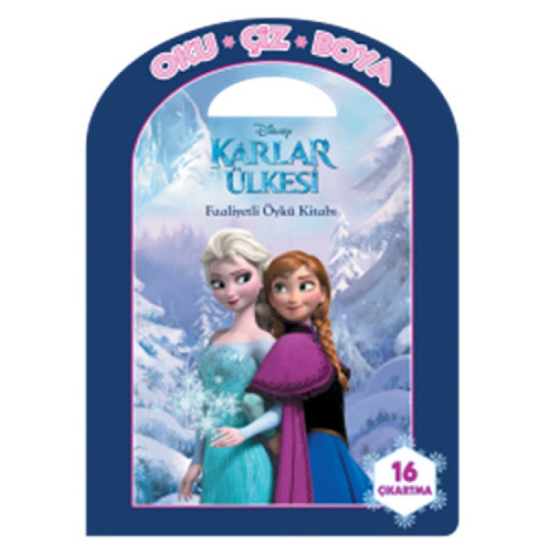 Disney Karlar Ülkesi - Oku Çiz Boya Disney Karlar Ülkesi - Oku Çiz Boya