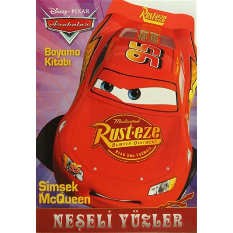 Disney Arabalar - Neşeli Yüzler - Boyama Kitabı Disney Arabalar - Neşeli Yüzler - Boyama Kitabı
