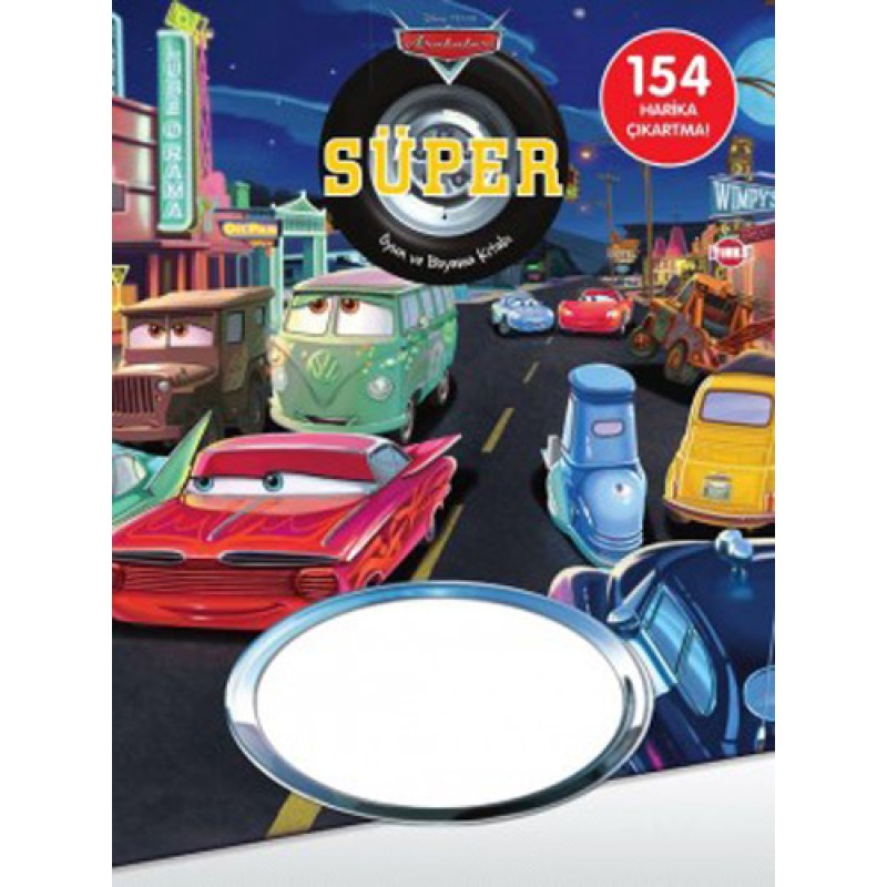 Disney Arabalar Süper Oyun ve Boyama Kitabı Disney Arabalar Süper Oyun ve Boyama Kitabı