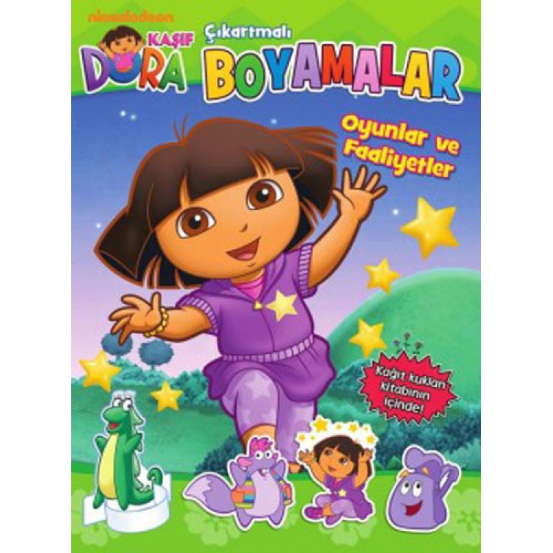Dora Çıkartmalı Boyamalar Oyunlar ve Faaliyetler Dora Çıkartmalı Boyamalar Oyunlar ve Faaliyetler