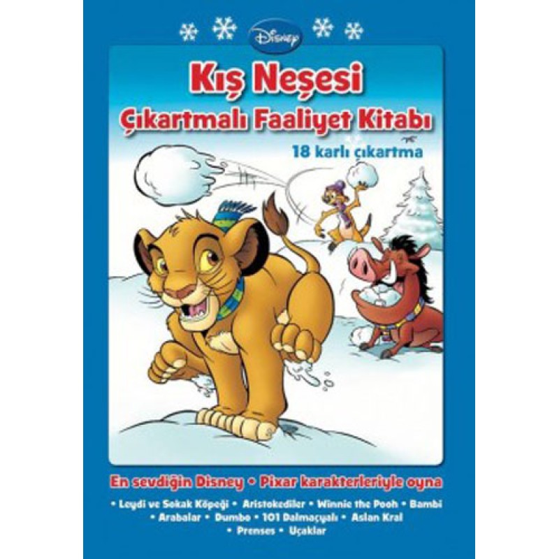 Disney Kış Neşesi Çıkartmalı Faaliyet Kitabı Disney Kış Neşesi Çıkartmalı Faaliyet Kitabı