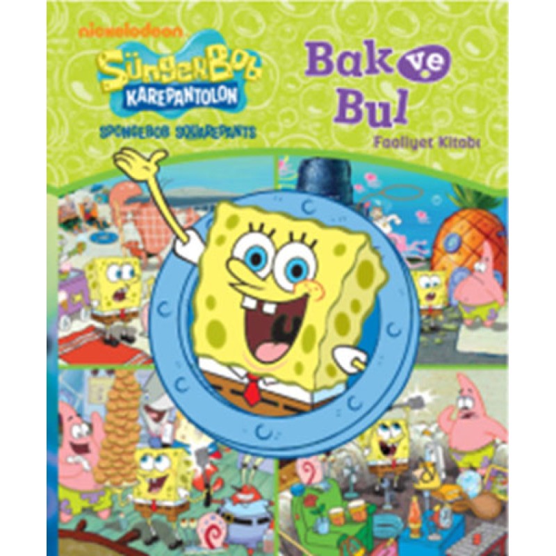 Sünger Bob - Bak ve Bul Faaliyet Kitabı Sünger Bob - Bak ve Bul Faaliyet Kitabı