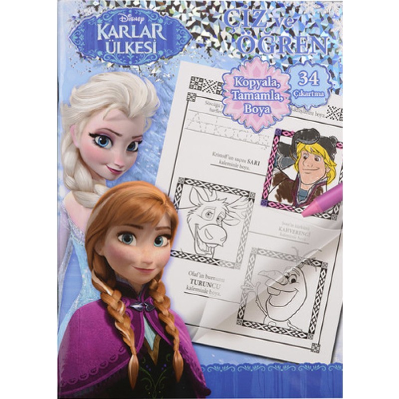Disney Karlar Ülkesi Çiz ve Öğren Disney Karlar Ülkesi Çiz ve Öğren