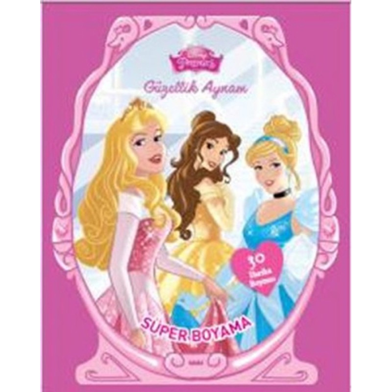 Disney Prenses Güzellik Aynam Süper Boyama Disney Prenses Güzellik Aynam Süper Boyama