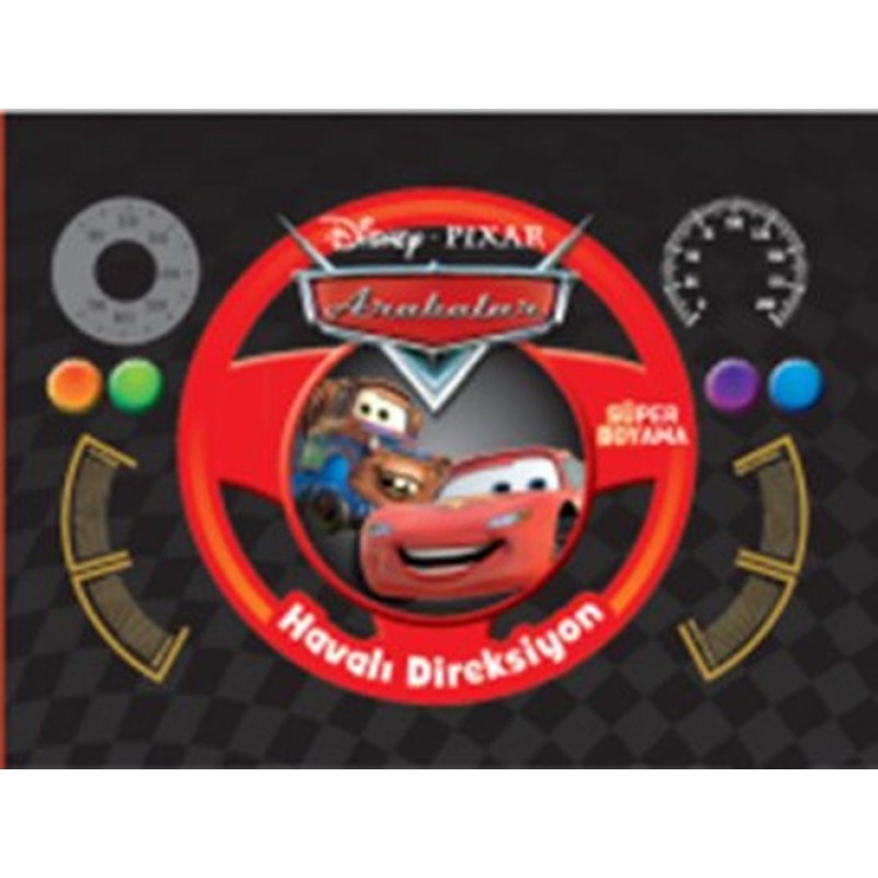 Disney Arabalar : Havalı Direksiyon Süper Boyama Disney Arabalar : Havalı Direksiyon Süper Boyama