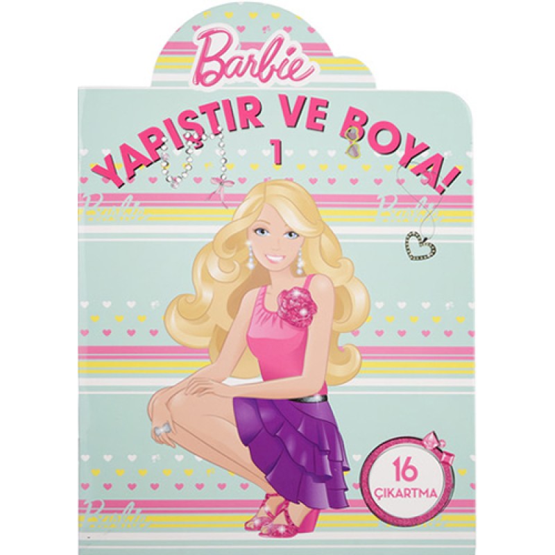 Barbie Yapıştır ve Boya 1 Barbie Yapıştır ve Boya 1