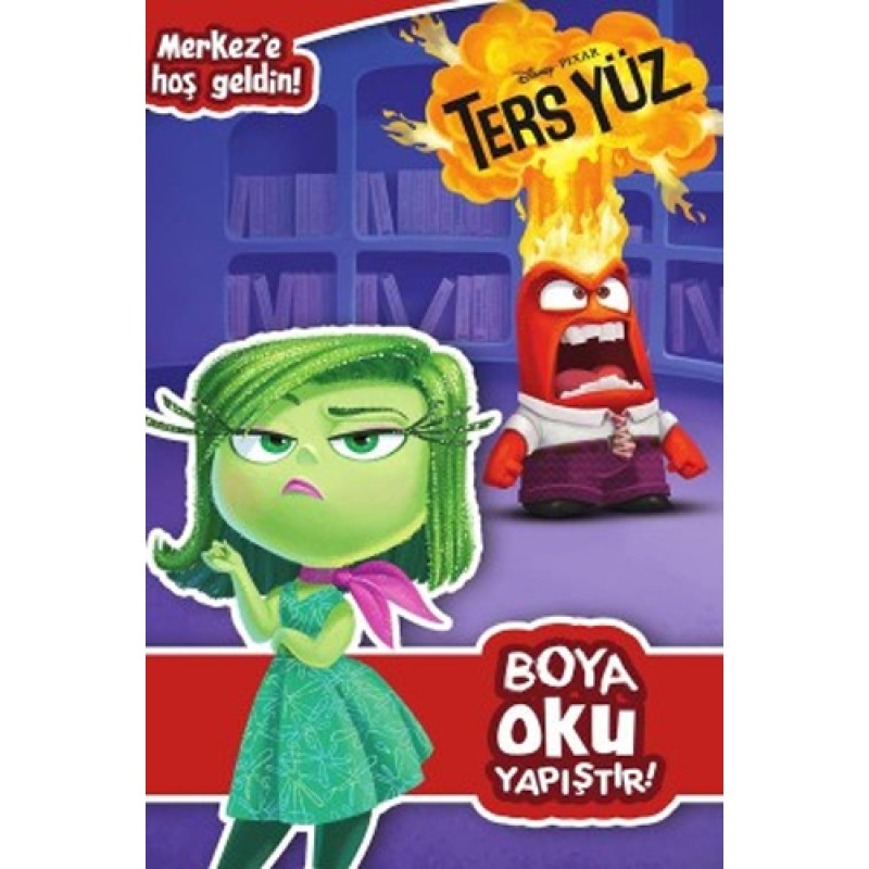 Disney - Ters Yüz - Boya Oku Yapıştır Disney - Ters Yüz - Boya Oku Yapıştır