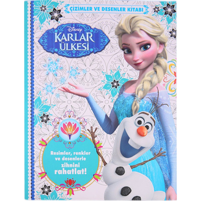 Disney Karlar Ülkesi Çizimler ve Desenler Kitabı Disney Karlar Ülkesi Çizimler ve Desenler Kitabı