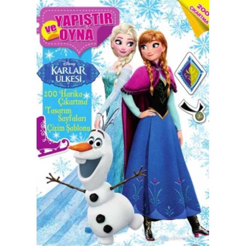 Disney Karlar Ülkesi - Yapıştır Ve Oyna Disney Karlar Ülkesi - Yapıştır Ve Oyna