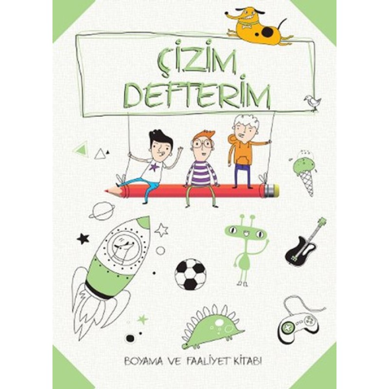 Çizim Defterim Boyama ve Faaliyet Yeşil Çizim Defterim Boyama ve Faaliyet Yeşil