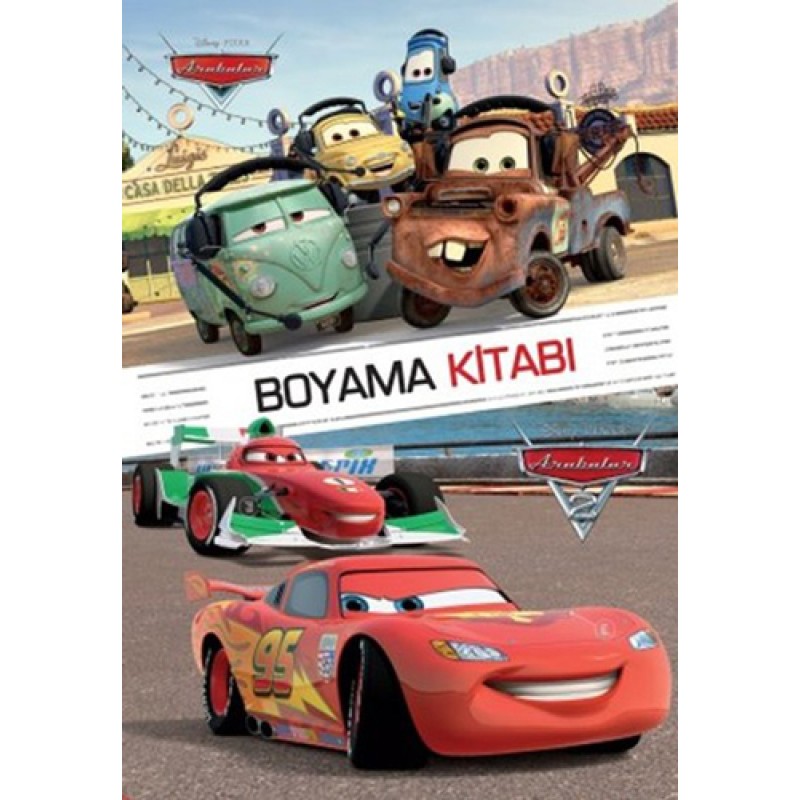 Disney - Arabalar Boyama Kitabı Disney - Arabalar Boyama Kitabı