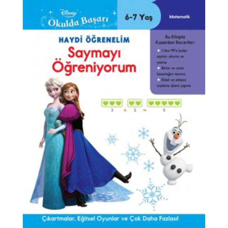 Disney Karlar Ülkesi Okulda Başarı 27 - Haydi Öğrenelim Saymayı Öğreniyorum 6-7 Yaş Disney Karlar Ülkesi Okulda Başarı 27 - Haydi Öğrenelim Saymayı Öğreniyorum 6-7 Yaş