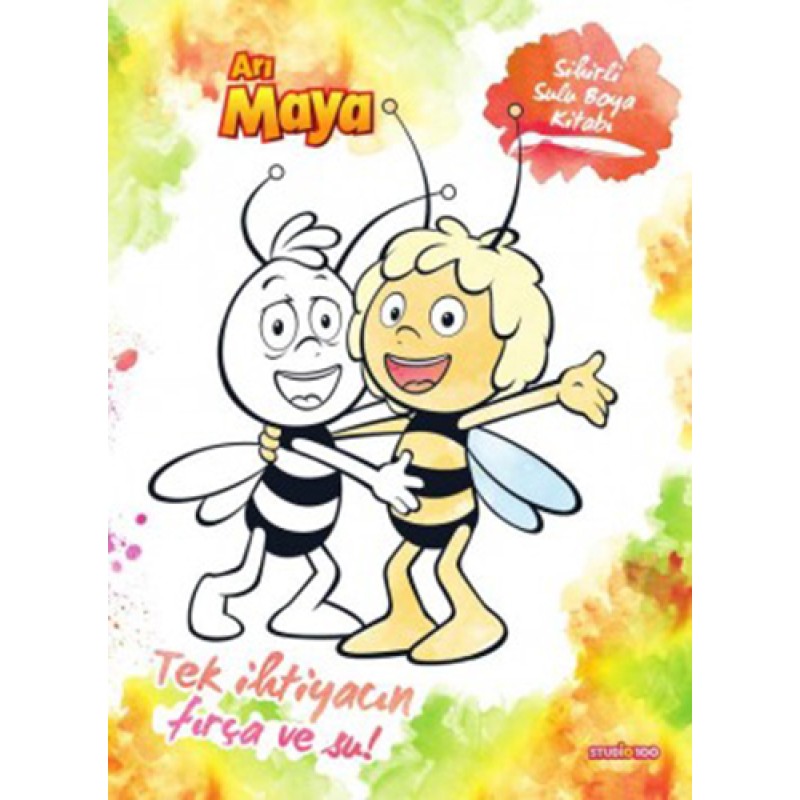 Arı Maya Sihirli Sulu Boya Kitabı