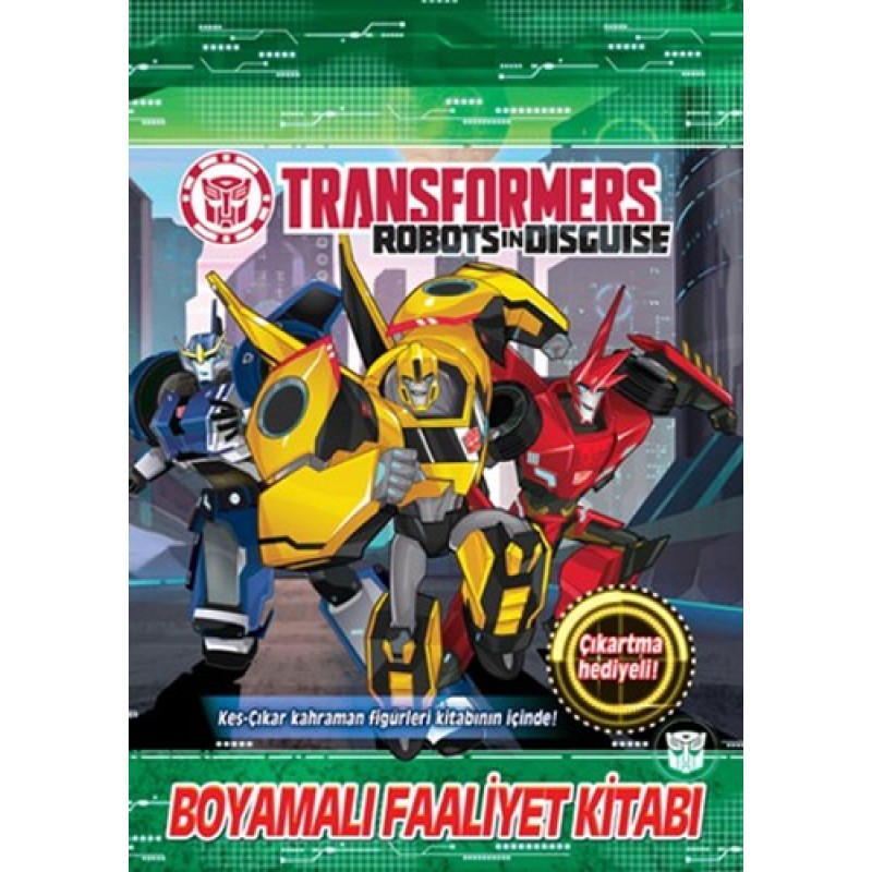 Transformers Boyamalı Faaliyet Kitabı Transformers Boyamalı Faaliyet Kitabı