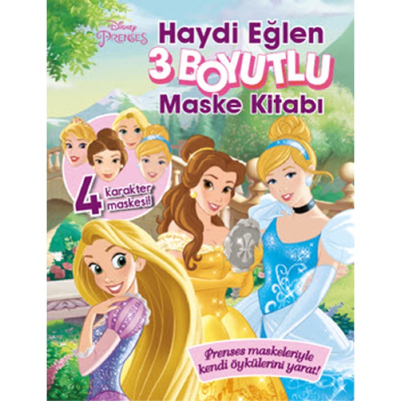 Disney Prenses - Haydi Eğlen - 3 Boyutlu Maske Kitabı Disney Prenses - Haydi Eğlen - 3 Boyutlu Maske Kitabı