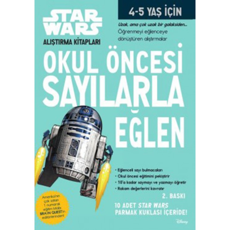 Starwars Alıştırma Kitapları - Okul Öncesi Sayılarla Eğlen Starwars Alıştırma Kitapları - Okul Öncesi Sayılarla Eğlen