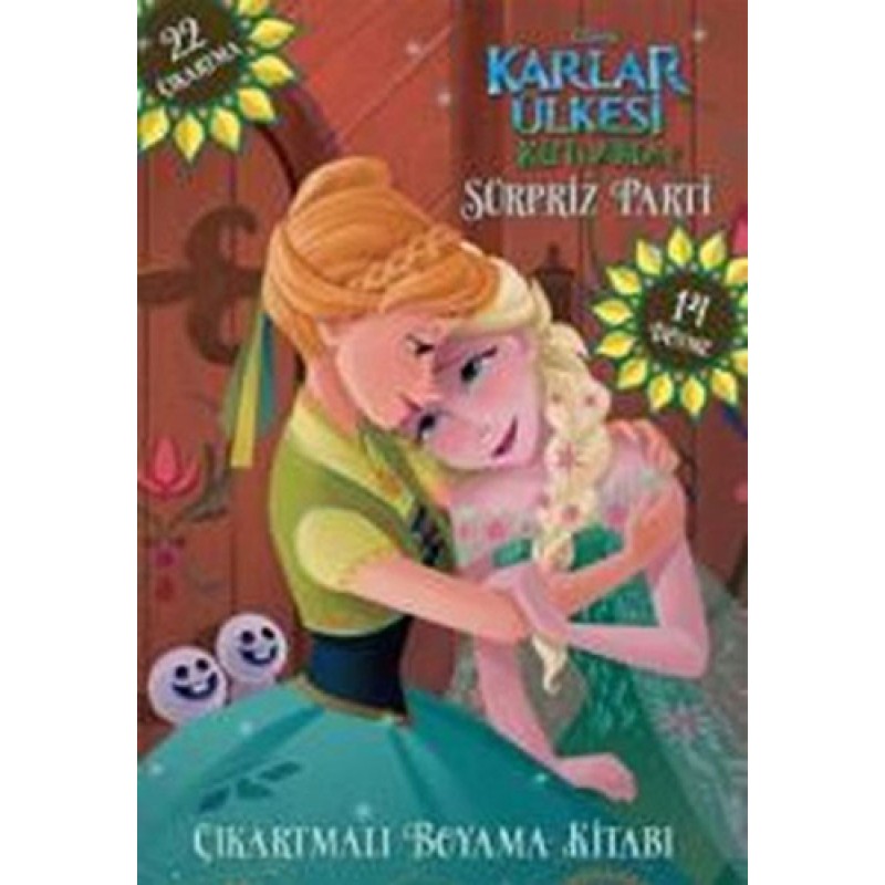 Disney Karlar Ülkesi - Sürpriz Parti Çıkartmalı Boyama Kitabı Disney Karlar Ülkesi - Sürpriz Parti Çıkartmalı Boyama Kitabı